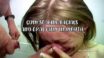 Unwanted oral cumshots and heavy cumshots onto faces